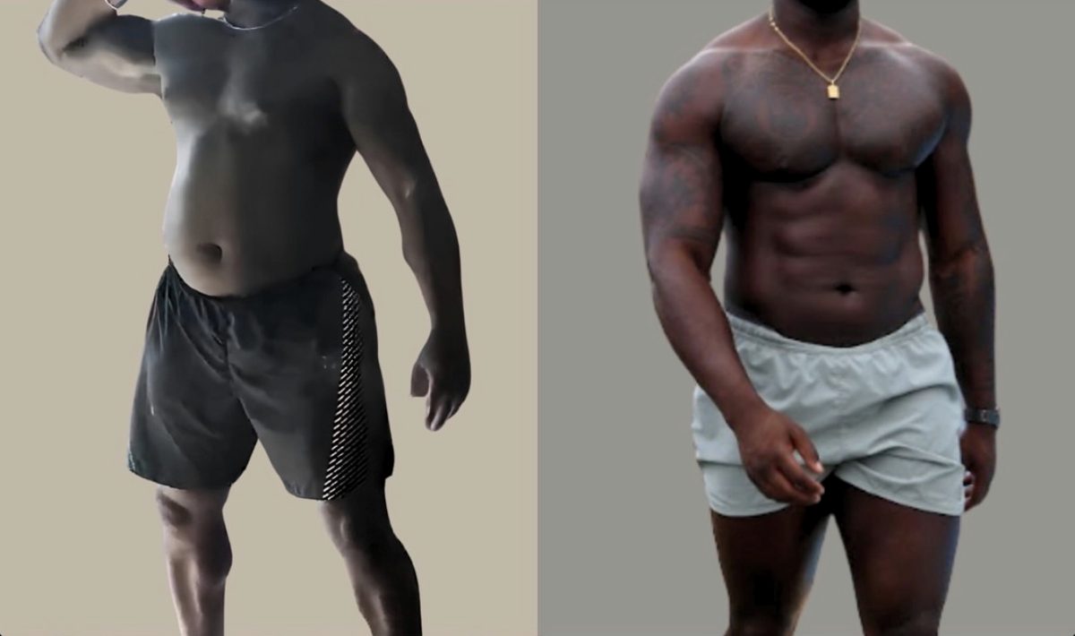Client before and after